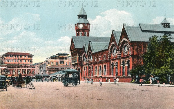 Crawford Market, Bombay, India, early 20th century. Artist: Unknown