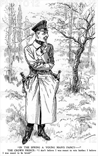 'In the Spring a Young Man's Fancy...', First World War, (1920). Artist: Unknown