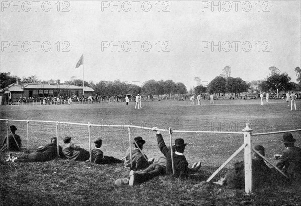 The Phoenix Park cricket ground, Dublin, 1912.Artist: D'Arcy