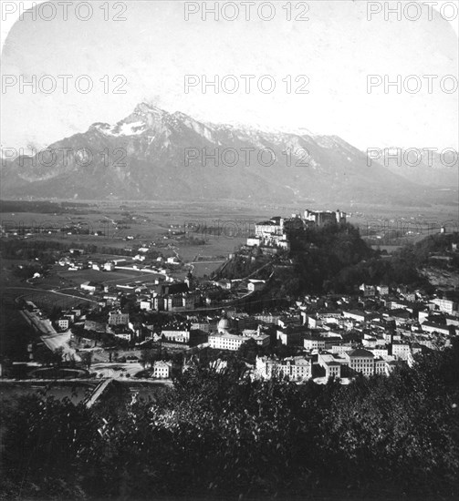 The Kapuzinerberg, Salzburg, Austria, c1900. Artist: Wurthle & Sons