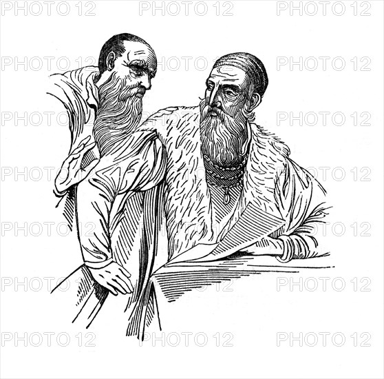 Titian (1487-1576) and Francisco di Mosaico, 16th century (1883). Artist: Unknown