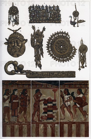 Etruscan antiquities from Clusium, Vulsinii, Vulci and Caere, 1902.Artist: Ernst Heinemann