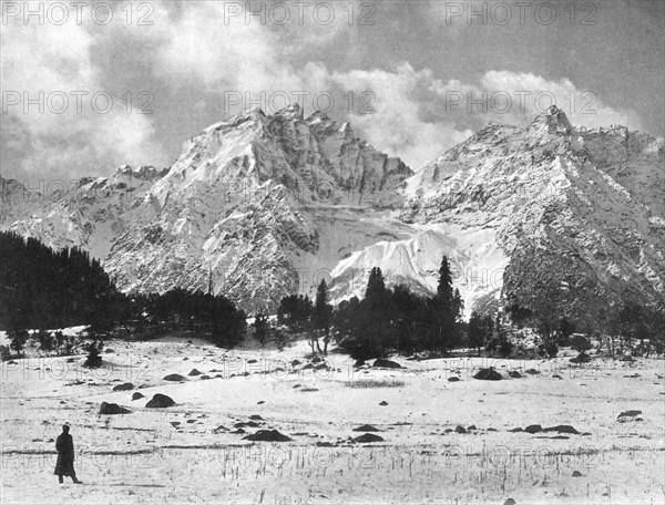 Sonamarg mountains, Kashmir, India, early 20th century.Artist: F Bremner