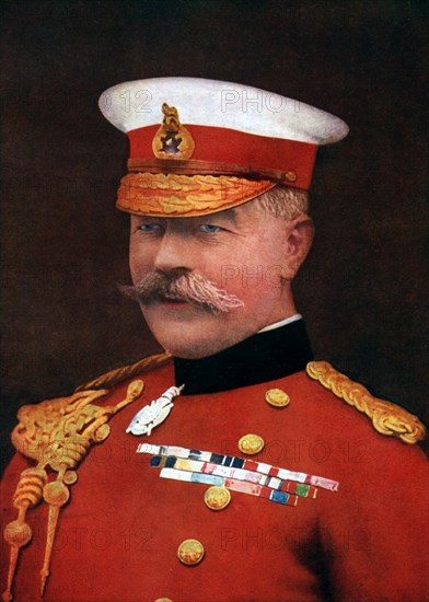 Field Marshal Earl Kitchener of Khartoum, Secretary for War, 1914-1916, (c1920). Artist: Russell & Sons