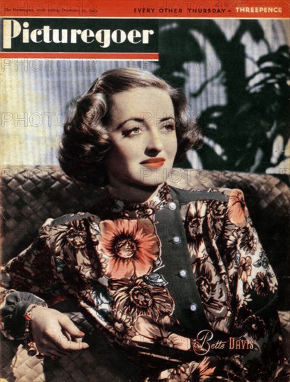 Bette Davis (1908-1989), American actress, 1943. Artist: Unknown