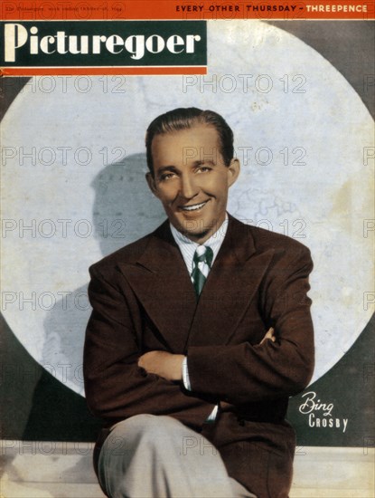 Bing Crosby (1903-1977), American singer and actor, 1944. Artist: Unknown