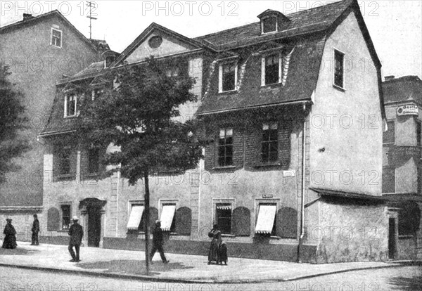 Schiller's house, 'German Athens', Germany, 1922. Artist: Unknown