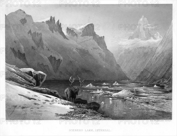 'Iceberg Lake, Isterdal', Norway, mid-late 19th century.Artist: Edward Paxman Brandard