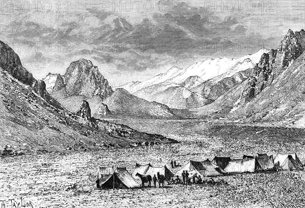 'Upper Kara-Kash valley', c1890. Artist: Unknown