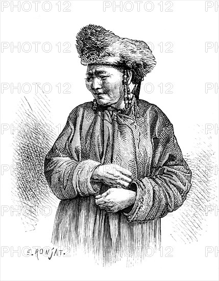 Manchu woman, c1890. Artist: Unknown