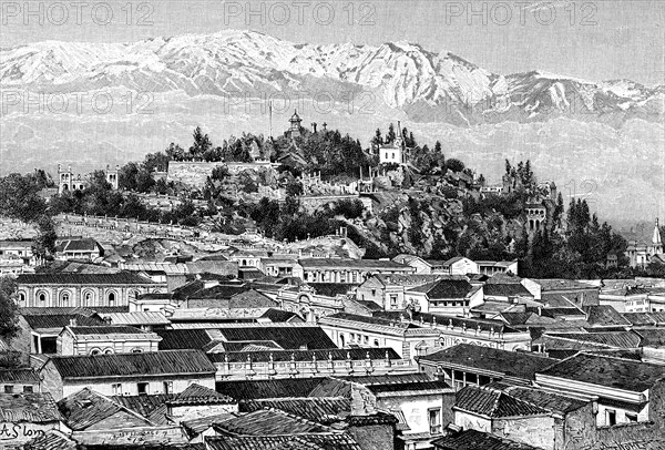 Santiago, Chile, 1895. Artist: Unknown