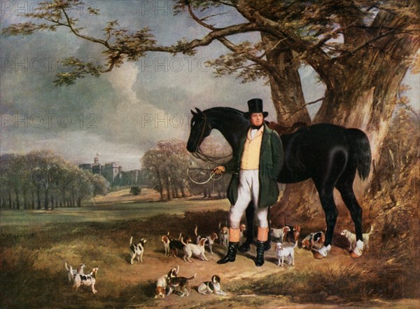 'Mr Maynard and Her Majesty's Beagles', 1930.Artist: Henry Barraud