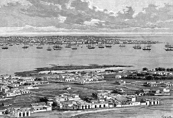 Montevideo, Uruguay, 1895.Artist: Taylor