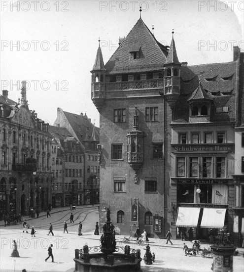 Nassauer Haus, Nuremberg, Bavaria, Germany, c1900. Artist: Wurthle & Sons