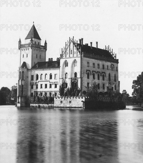 Anif Castle, Salzburg, Austria, c1900s.Artist: Wurthle & Sons