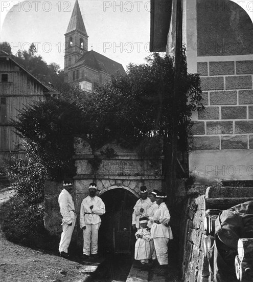 Mine entrance, Salzburg, Austria, c1900s.Artist: Wurthle & Sons