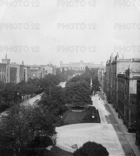 Maximilianstrasse, Munich, Germany, c1900s.Artist: Wurthle & Sons