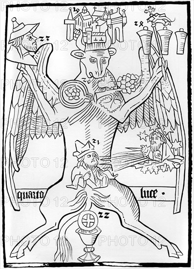 'Luke', from 'Ars Memorandi', c1470 (1849).Artist: A Bisson