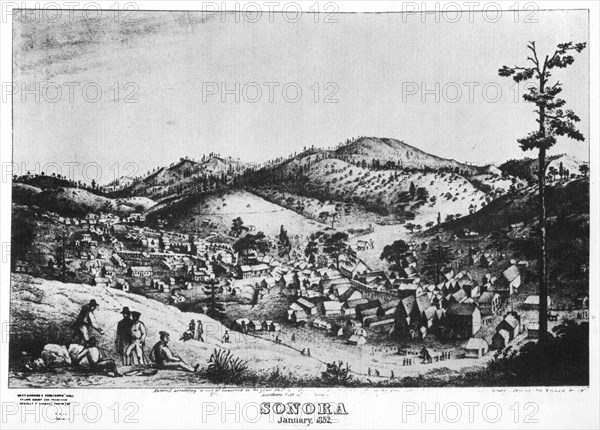 Sonora, California, 1852 (1937).Artist: Pollard & Britton