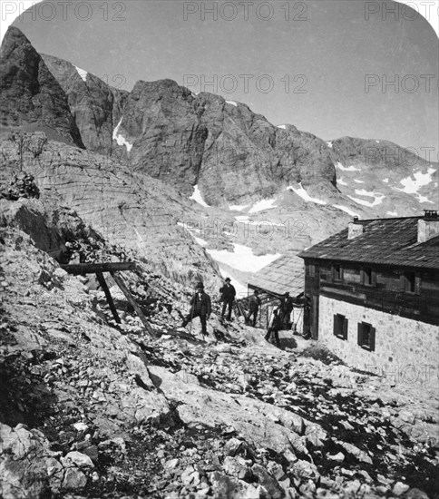 Simony Hut, Salzkammergut, Austria, c1900s.Artist: Wurthle & Sons