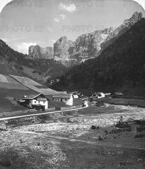 A valley in Wolkenstein, Tyrol, c1900s.Artist: Wurthle & Sons