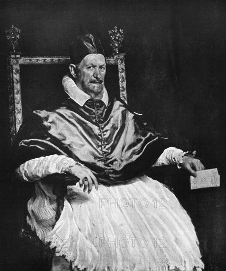 Pope Innocent X, c1650, (1929). Artist: Alinari