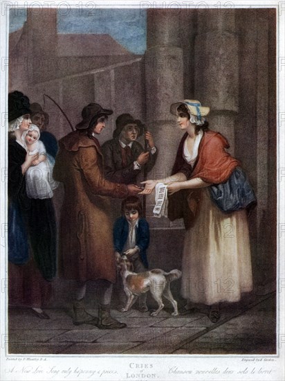 'A New Love Song, Only Ha'penny a Piece', 1796, (1929). Artist: Anthony Cardon