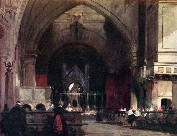 'The Church of St Ambrogio, Milan', early 19th century, (1929). Artist: Richard Parkes Bonington