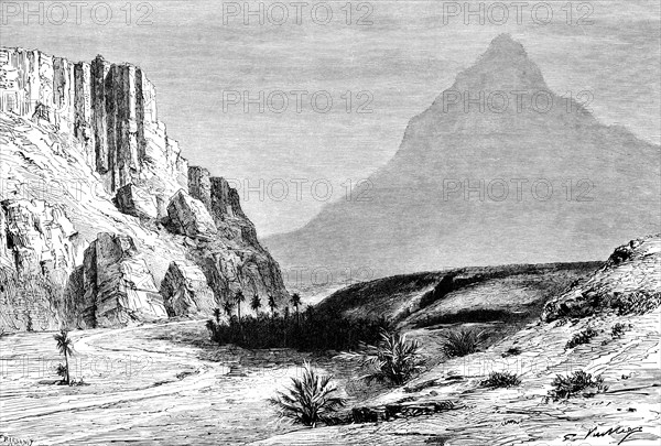 Web El-Halluf, near Figuig, Morocco, 1895. Artist: Unknown