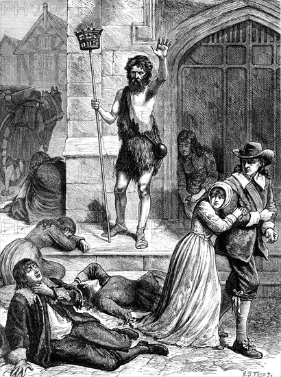 The Great Plague of 1665 (c1902). Artist: Unknown