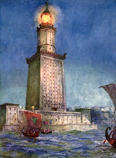 The Pharos of Alexandria, Egypt, 1933-1934. Artist: Unknown