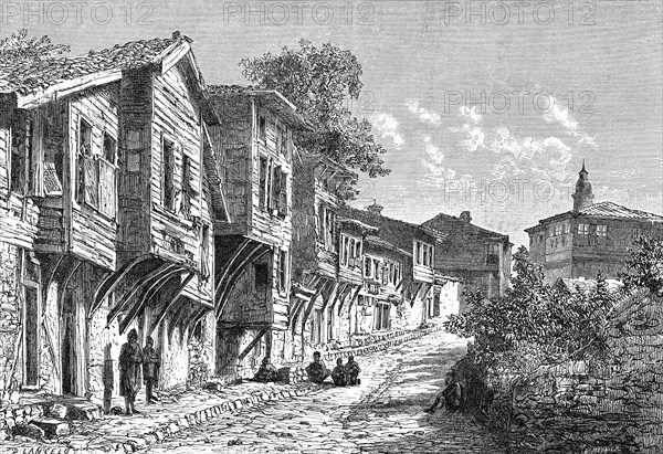 Scutari, Turkey, 1895.Artist: D Lancelot