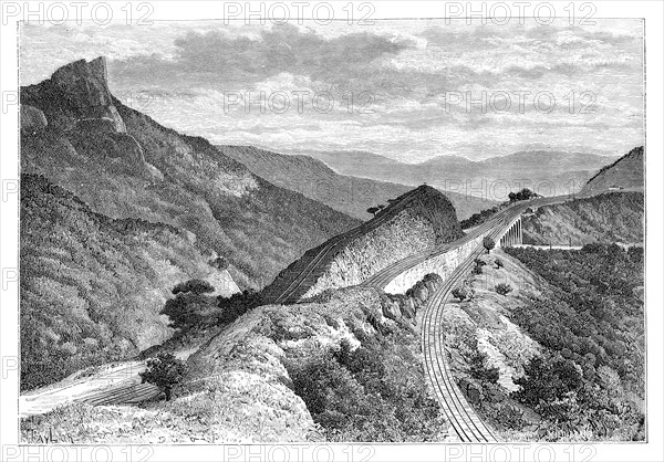 The Bhor Ghat, near Khandala, India, 1895.Artist: Taylor