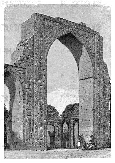 The Kutal Mosque, Delhi district, India, 1895. Artist: Unknown