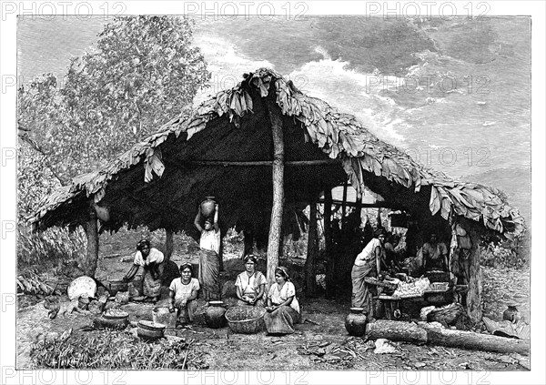 'Indian women of the hot lands on the Pacific slope', Central America, c1890. Artist: Henri Thiriat