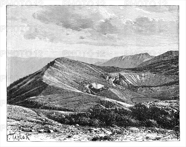 Summit of Mount Irazu, Costa Rica, c1890. Artist: Unknown