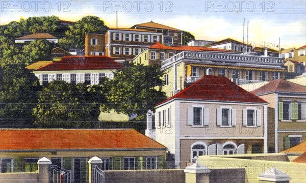 Denmark Hill, Charlotte Amalie, Saint Thomas, Virgin Islands, c1900s. Artist: Unknown