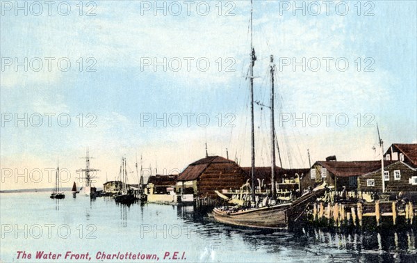 The waterfront, Charlottetown, Prince Edward Island, Canada, c1900s. Artist: Unknown