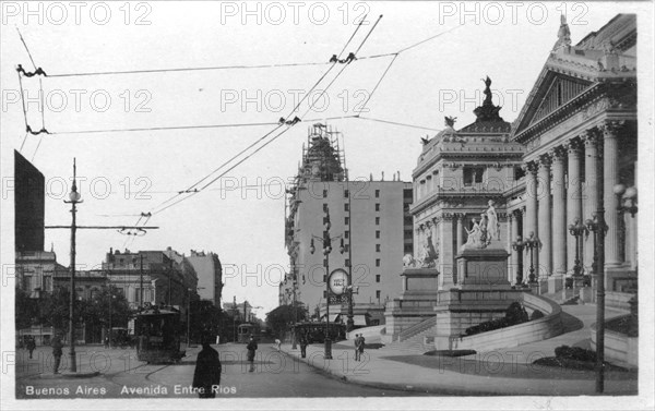 Avenida Entre Rios, Buenos Aires, Argentina, c1900s. Artist: Unknown