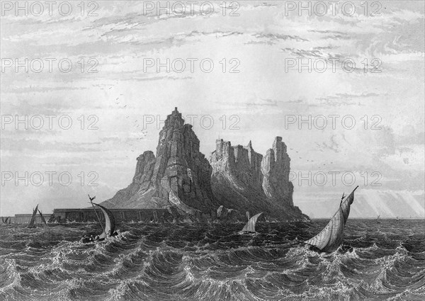 Gibraltar, 1857.Artist: H Winkles
