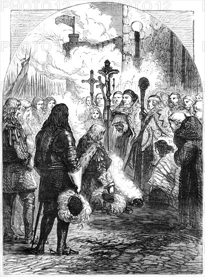 Reception of James II in Dublin, c1689, (19th century). Artist: Unknown