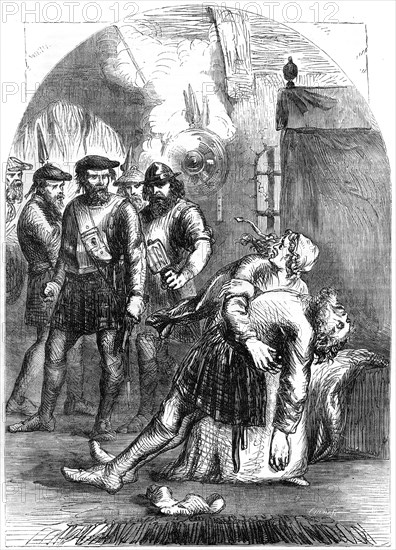 Death of Mac Ian, the massacre of Glencoe, 1692, (19th century). Artist: Unknown