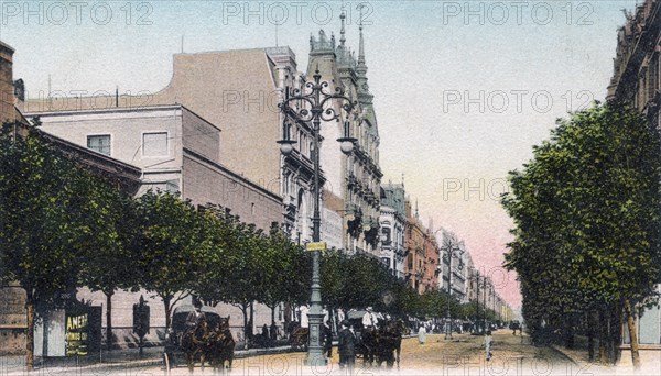 Avenida de Mayo, Buenos Aires, Argentina, early 20th century. Artist: Unknown