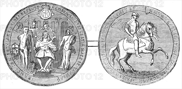 Great Seal of George II, mid 18th century, (19th century). Artist: Unknown
