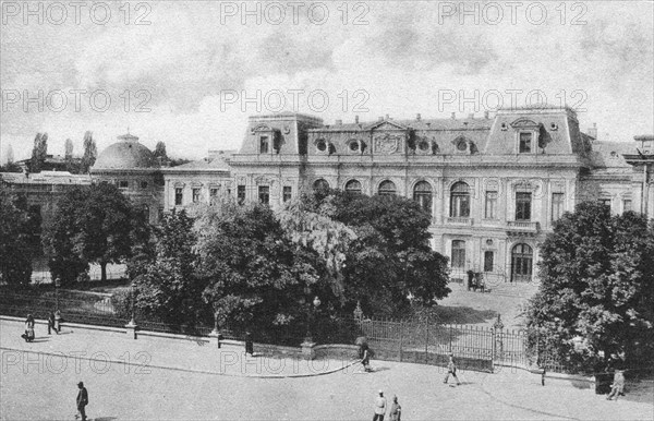 The Royal Palace at Bucharest, Romania, early 20th century. Artist: Unknown