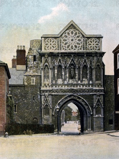 St Ethelbert Gate, Norwich, Norfolk, early 20th century. Artist: Unknown