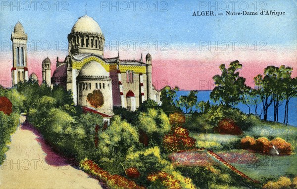 Notre Dame d'Afrique, Algiers, Algeria, early 20th century. Artist: Unknown