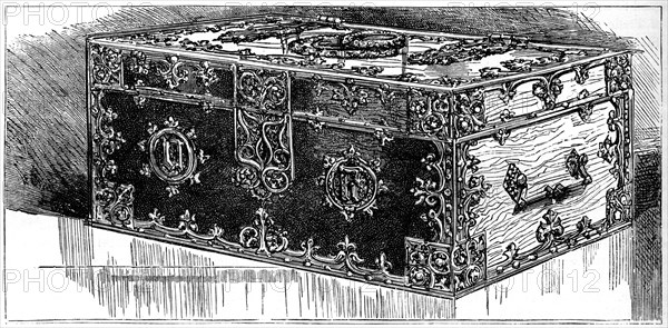 The Oath Box, House of Commons, Westminster, London, 19th century. Artist: Unknown