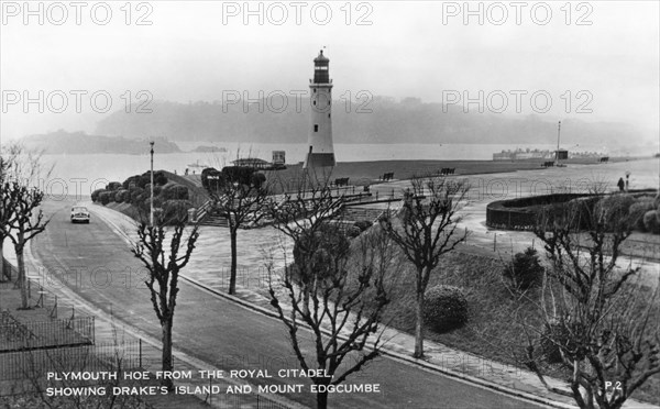 Plymouth Hoe, Plymouth, Devon, 1963.Artist: Lansdowne Publishing