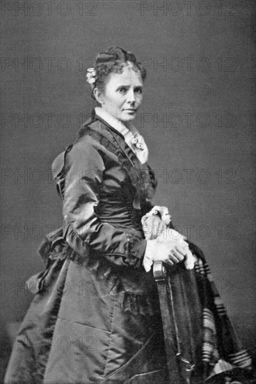 Lucretia Garfield, wife of American president James A Garfield, late 19th century, (1908). Artist: Unknown